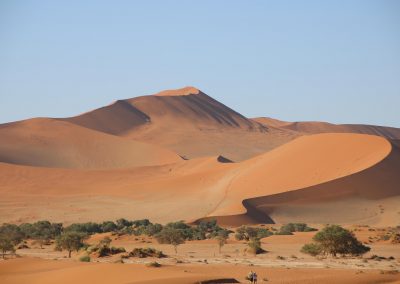 Paysage de dunes près du site duDeavlei